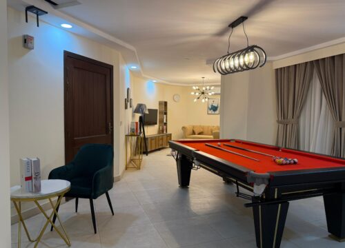 Pool table apartment # 1901