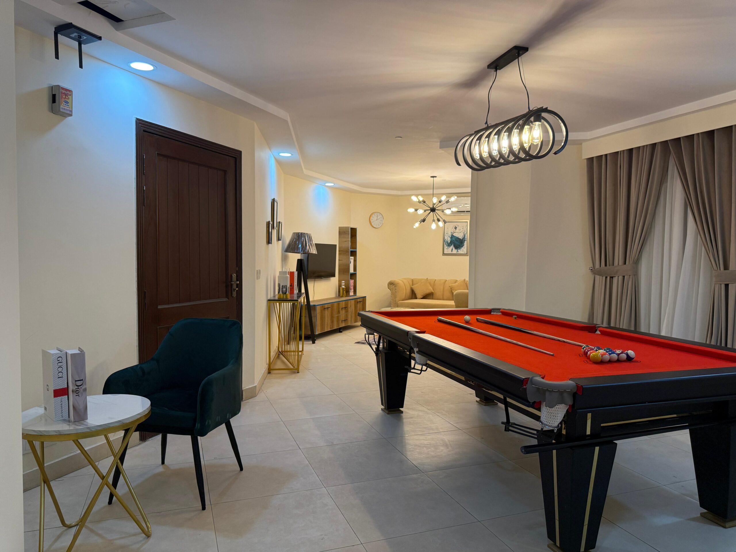 Pool table apartment # 1901